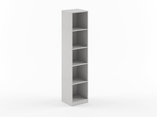FULL HEIGHT CABINET MADE IN E1 LAMINATE CHIPBOARD WITH OPEN SHELF 386x359x1817 White by Treejar | Souqify