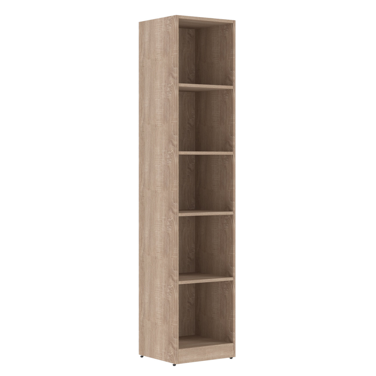 FULL HEIGHT CABINET MADE IN E1 LAMINATE CHIPBOARD WITH OPEN SHELF 386x359x1817 White by Treejar | Souqify
