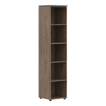 FULL HEIGHT CABINET MADE IN E1 LAMINATE CHIPBOARD WITH OPEN SHELVES 429x423x1956 Karia Palmyra by Treejar | Souqify