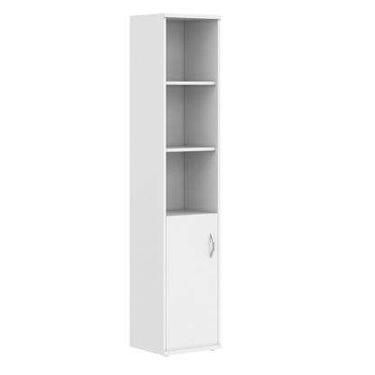 FULL HEIGHT CABINET, MADE IN E1 LAMINATE CHIPBOARD, WITH WOODEN SWING DOOR AND OPEN SHELF by Treejar | Souqify