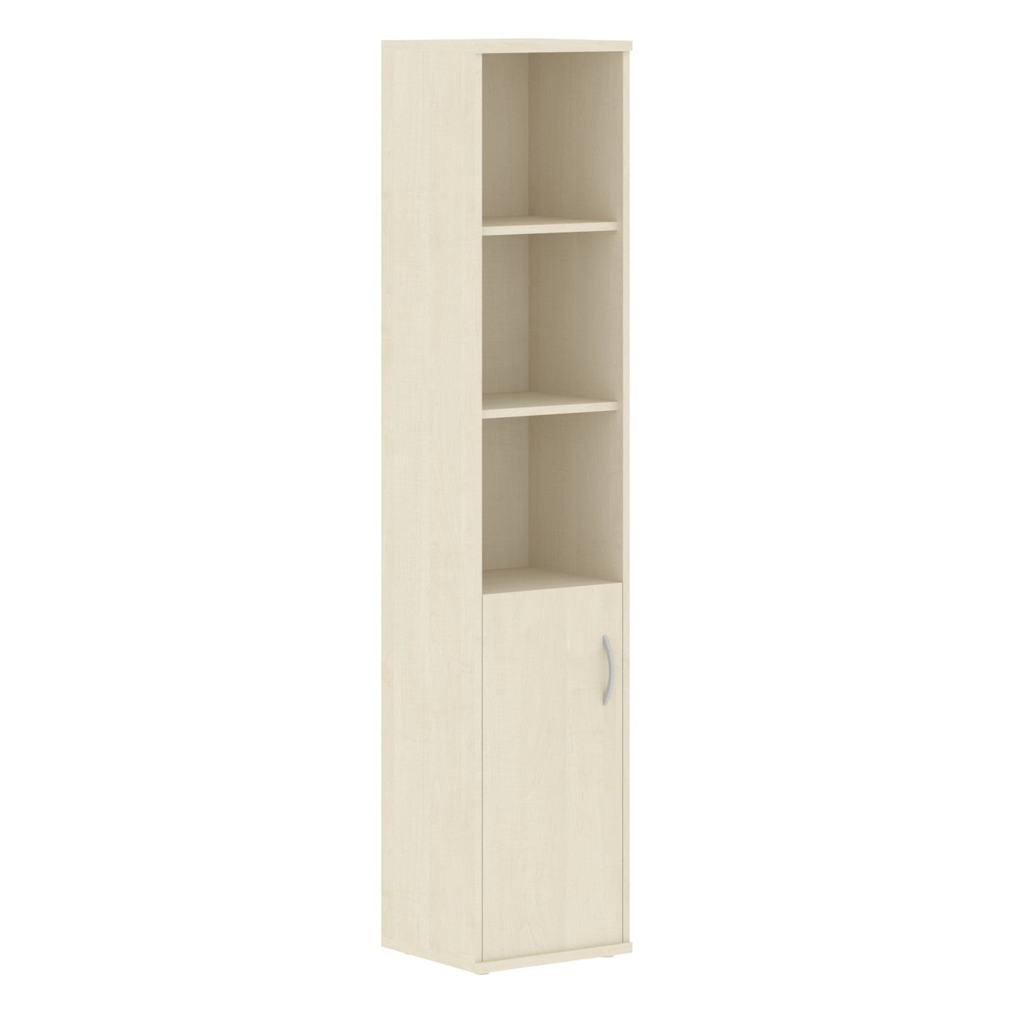 FULL HEIGHT CABINET, MADE IN E1 LAMINATE CHIPBOARD, WITH WOODEN SWING DOOR AND OPEN SHELF by Treejar | Souqify