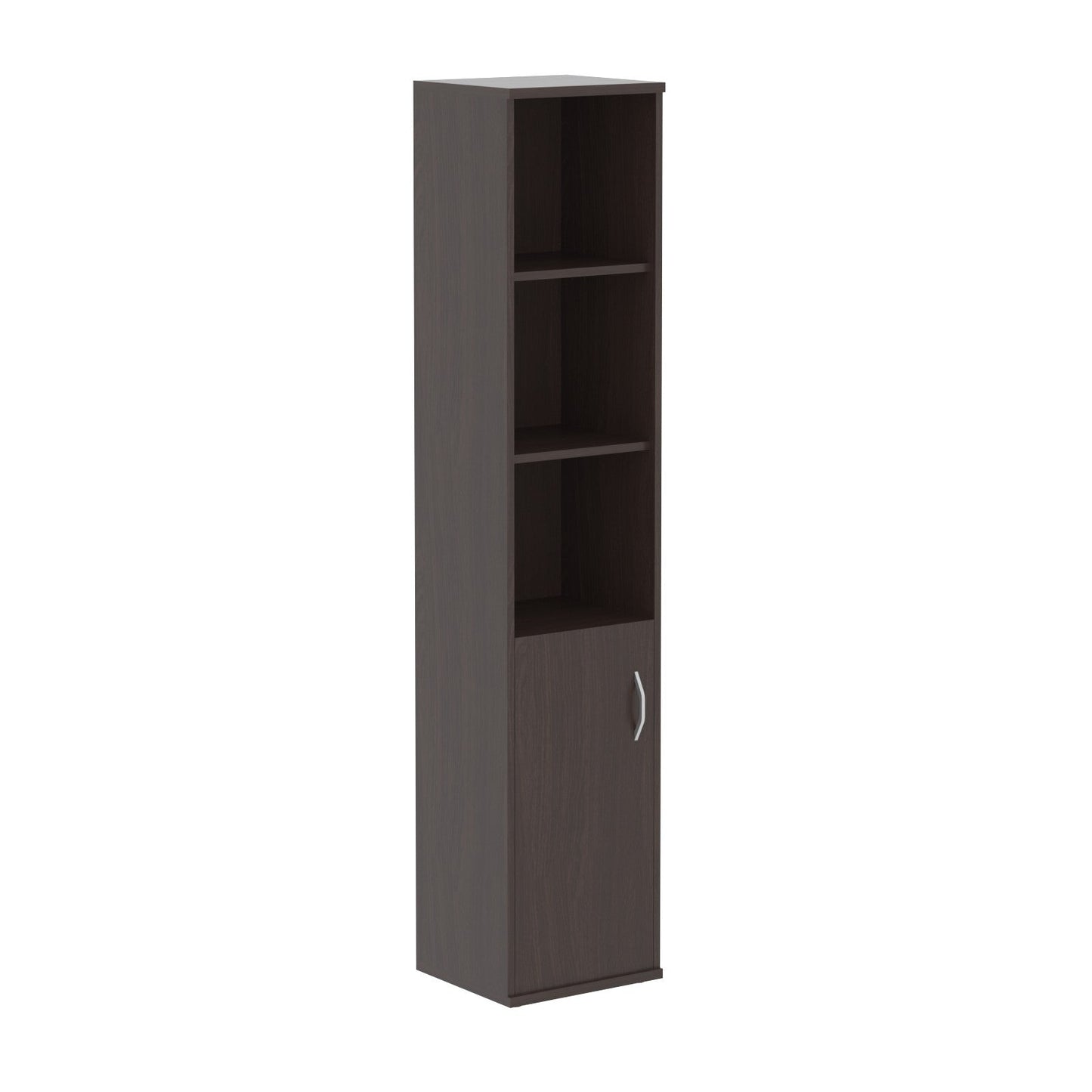 FULL HEIGHT CABINET, MADE IN E1 LAMINATE CHIPBOARD, WITH WOODEN SWING DOOR AND OPEN SHELF by Treejar | Souqify