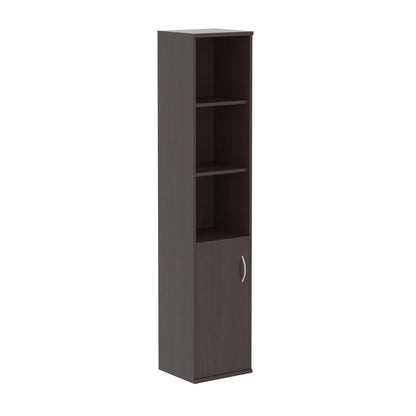 FULL HEIGHT CABINET, MADE IN E1 LAMINATE CHIPBOARD, WITH WOODEN SWING DOOR AND OPEN SHELF by Treejar | Souqify