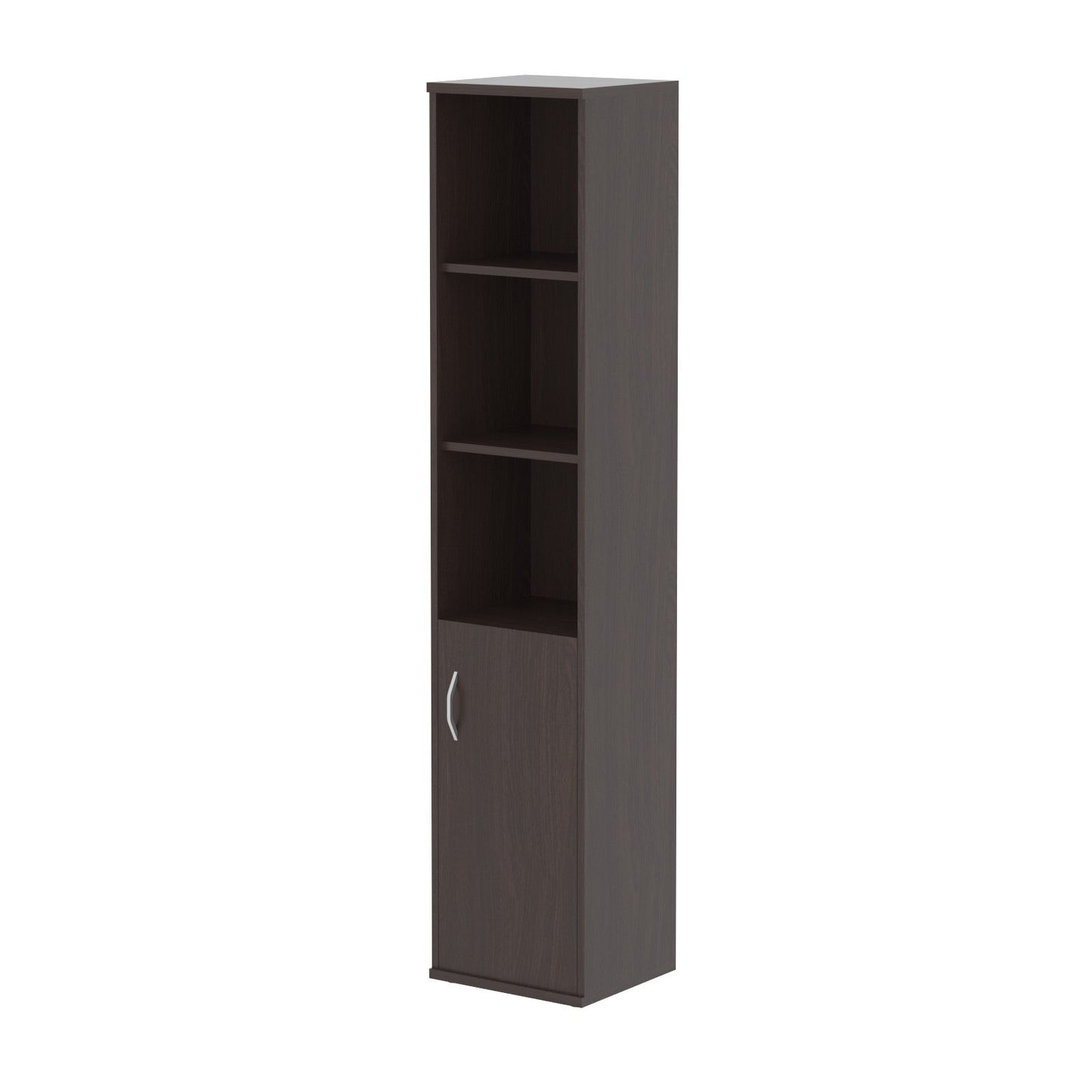 FULL HEIGHT CABINET, MADE IN E1 LAMINATE CHIPBOARD, WITH WOODEN SWING DOOR AND OPEN SHELF by Treejar | Souqify