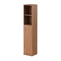 FULL HEIGHT CABINET, MADE IN E1 LAMINATE CHIPBOARD, WITH WOODEN SWING DOOR AND OPEN SHELVES by Treejar | Souqify