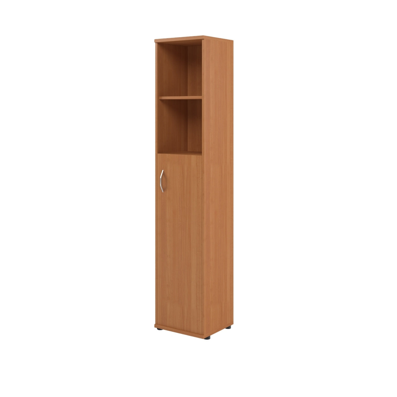 FULL HEIGHT CABINET, MADE IN E1 LAMINATE CHIPBOARD, WITH WOODEN SWING DOOR AND OPEN SHELVES by Treejar | Souqify