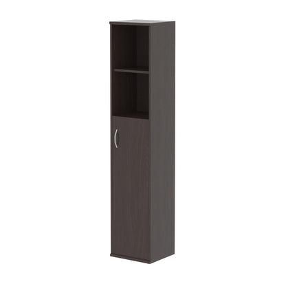 FULL HEIGHT CABINET, MADE IN E1 LAMINATE CHIPBOARD, WITH WOODEN SWING DOOR AND OPEN SHELVES by Treejar | Souqify
