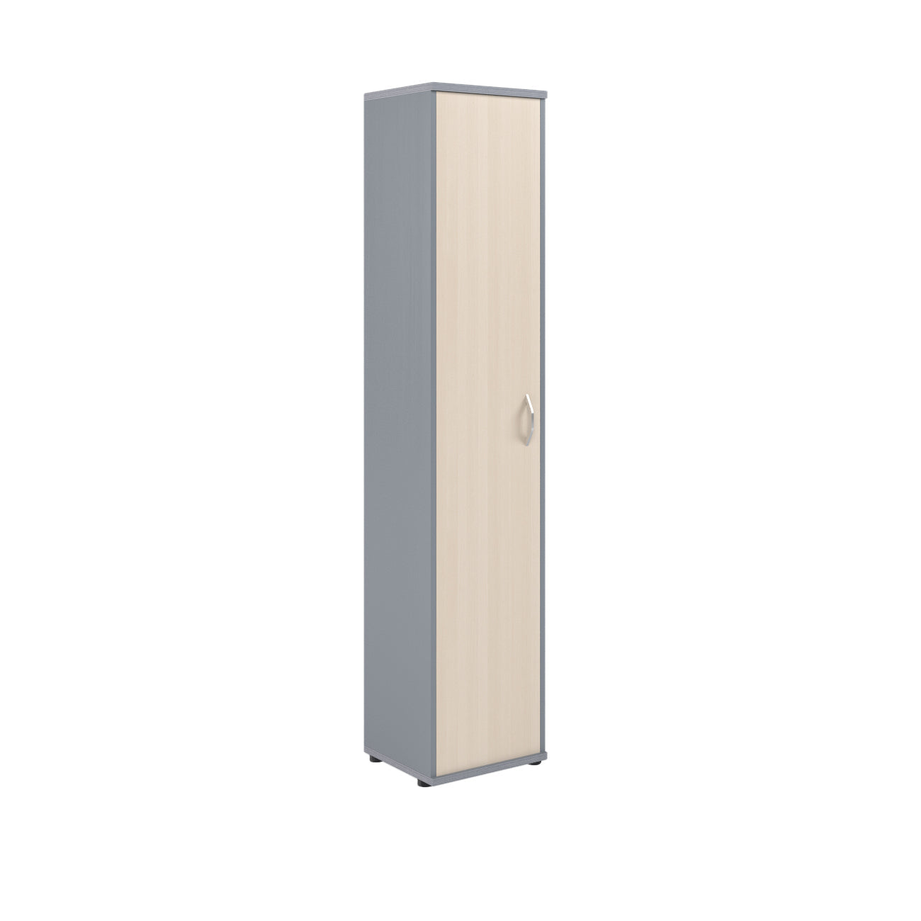 FULL HEIGHT CABINET, MADE IN E1 LAMINATE CHIPBOARD, WITH WOODEN SWING DOOR by Treejar | Souqify