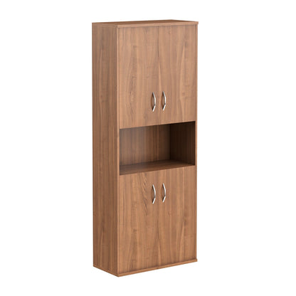 FULL HEIGHT CABINET, MADE IN E1 LAMINATE CHIPBOARD, WITH WOODEN SWING DOORS AND OPEN SHELF by Treejar | Souqify