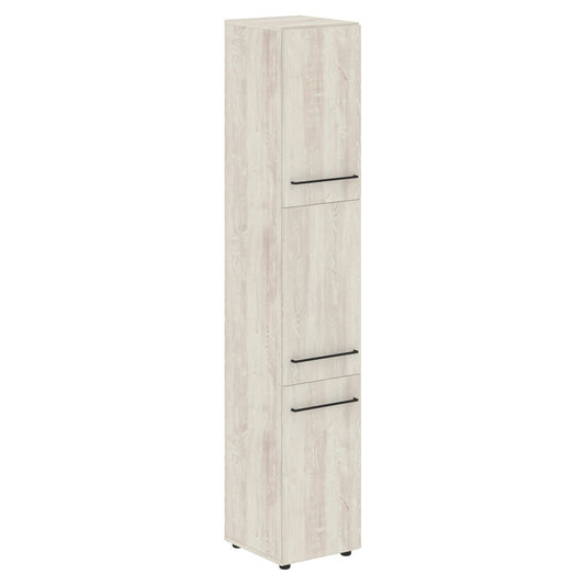 FULL HEIGHT CABINET, MADE IN E1 LAMINATE CHIPBOARD, WITH WOODEN SWING DOORS by Treejar | Souqify