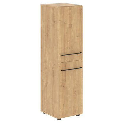 FULL HEIGHT CABINET, MADE IN E1 LAMINATE CHIPBOARD, WITH WOODEN SWING DOORS by Treejar | Souqify