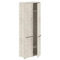 FULL HEIGHT CABINET, MADE IN E1 LAMINATE CHIPBOARD, WITH WOODEN SWING DOORS by Treejar | Souqify