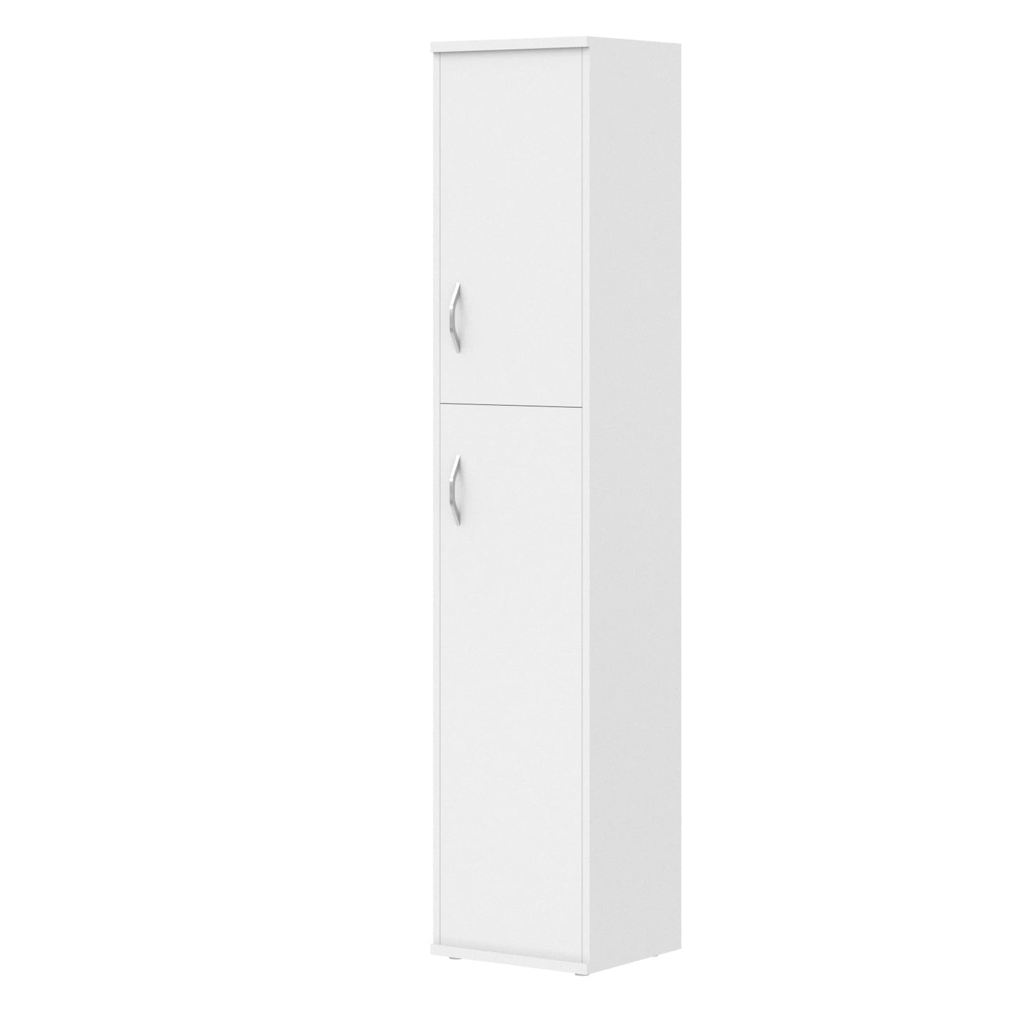 FULL HEIGHT CABINET, MADE IN E1 LAMINATE CHIPBOARD, WITH WOODEN SWING DOORS by Treejar | Souqify