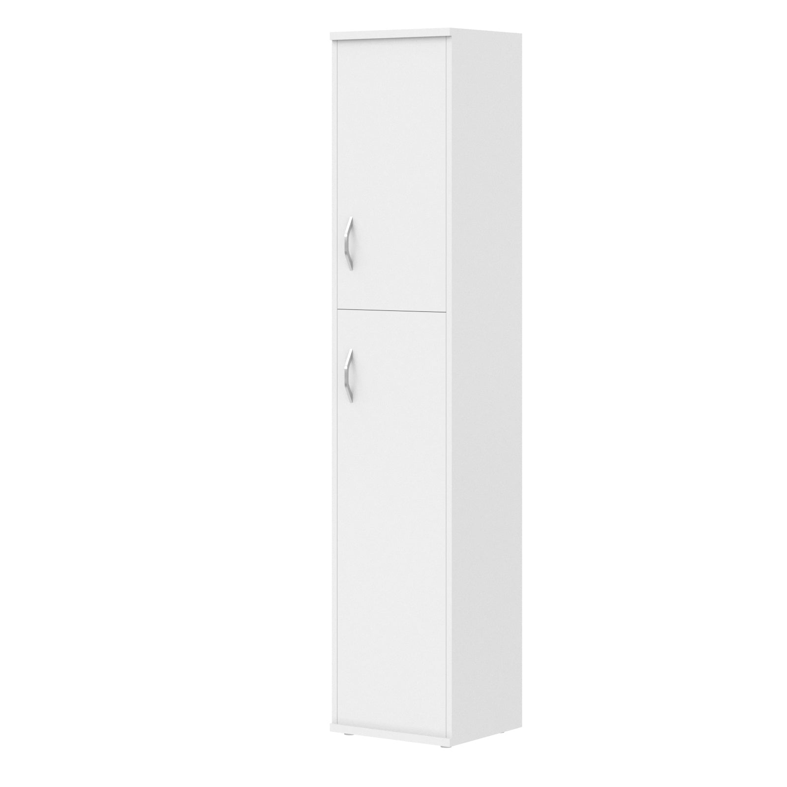 FULL HEIGHT CABINET, MADE IN E1 LAMINATE CHIPBOARD, WITH WOODEN SWING DOORS by Treejar | Souqify