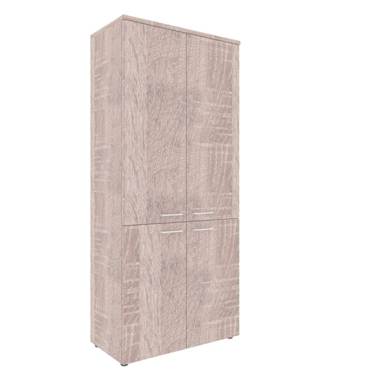 FULL HEIGHT CABINET, MADE IN E1 LAMINATE CHIPBOARD, WITH WOODEN SWING DOORS by Treejar | Souqify