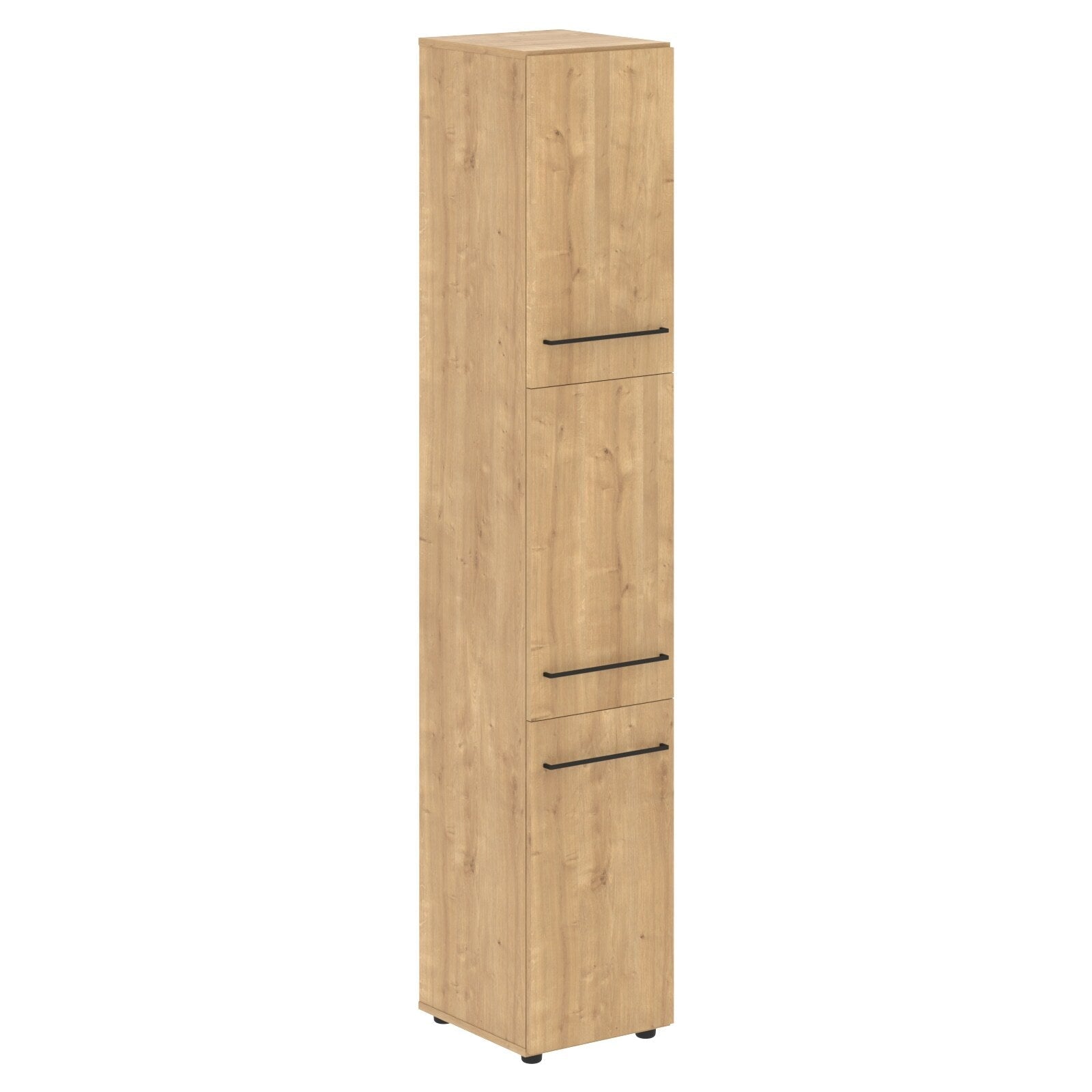 FULL HEIGHT CABINET, MADE IN E1 LAMINATE CHIPBOARD, WITH WOODEN SWING DOORS by Treejar | Souqify