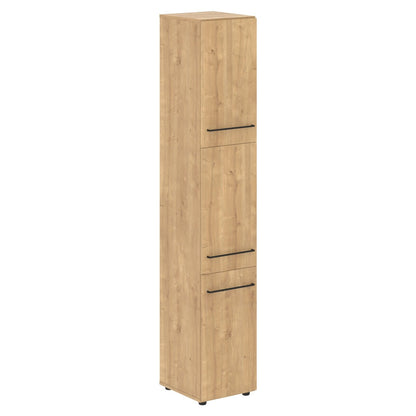 FULL HEIGHT CABINET, MADE IN E1 LAMINATE CHIPBOARD, WITH WOODEN SWING DOORS by Treejar | Souqify