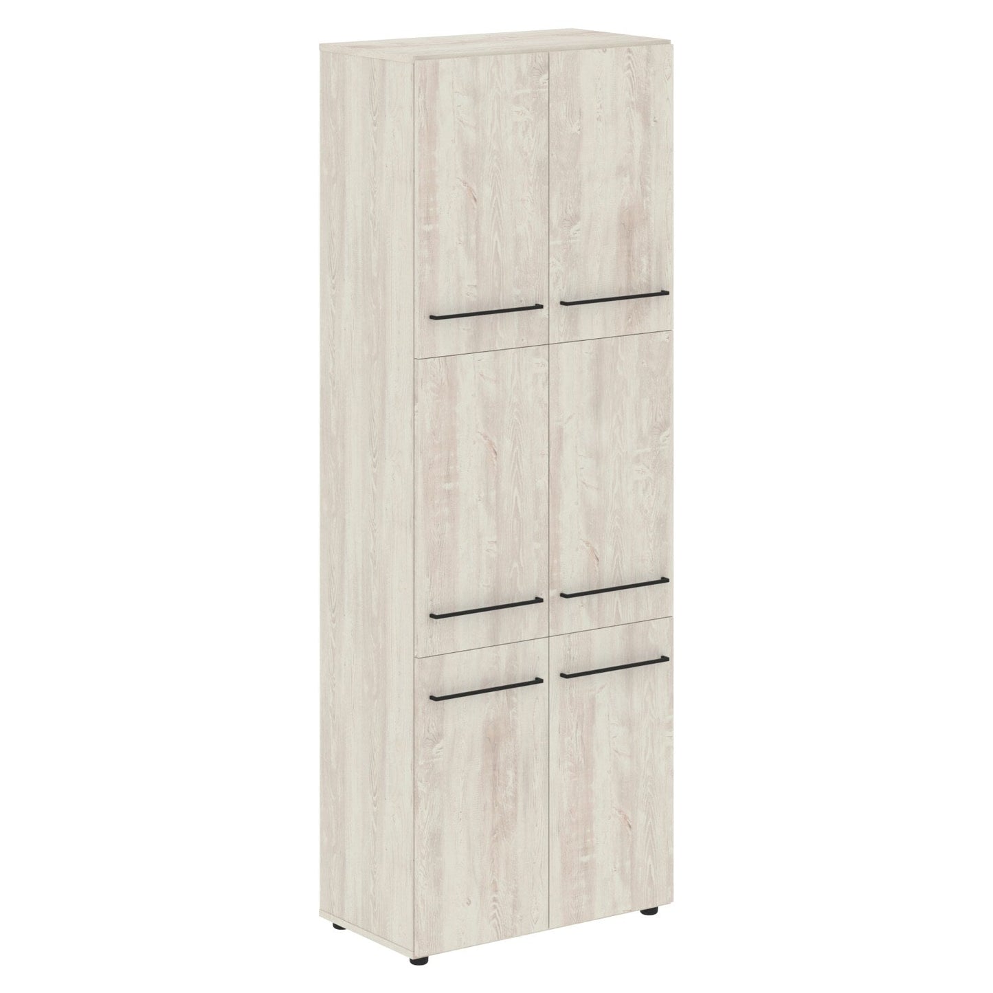 FULL HEIGHT CABINET, MADE IN E1 LAMINATE CHIPBOARD, WITH WOODEN SWING DOORS by Treejar | Souqify