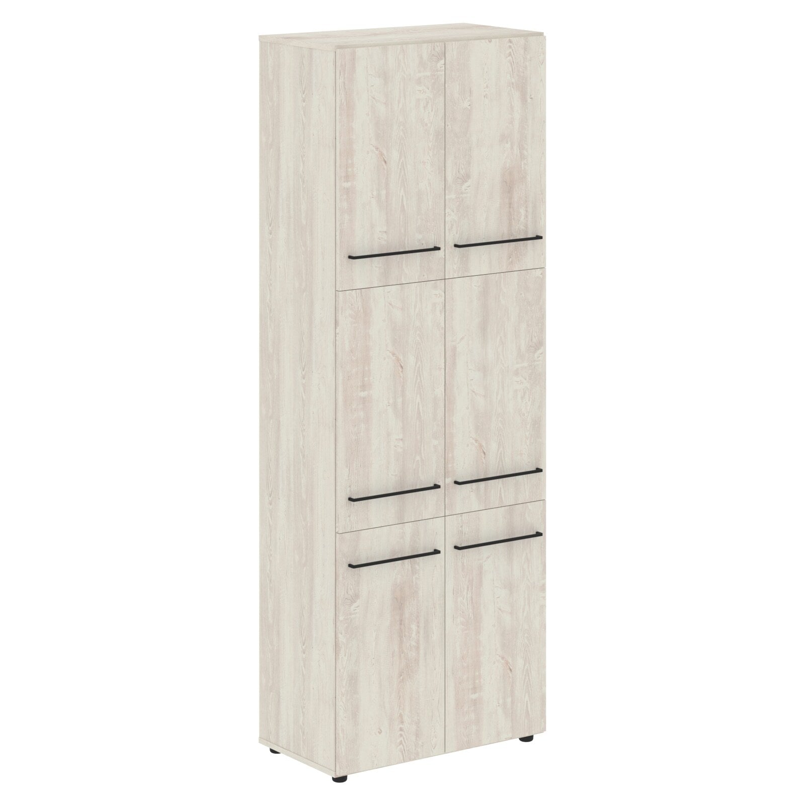 FULL HEIGHT CABINET, MADE IN E1 LAMINATE CHIPBOARD, WITH WOODEN SWING DOORS by Treejar | Souqify