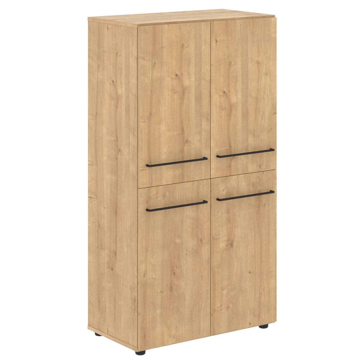 FULL HEIGHT CABINET, MADE IN E1 LAMINATE CHIPBOARD, WITH WOODEN SWING DOORS by Treejar | Souqify