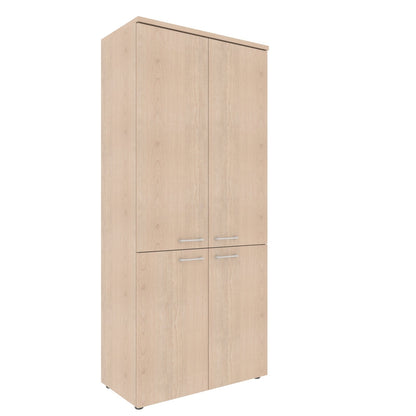 FULL HEIGHT CABINET, MADE IN E1 LAMINATE CHIPBOARD, WITH WOODEN SWING DOORS by Treejar | Souqify