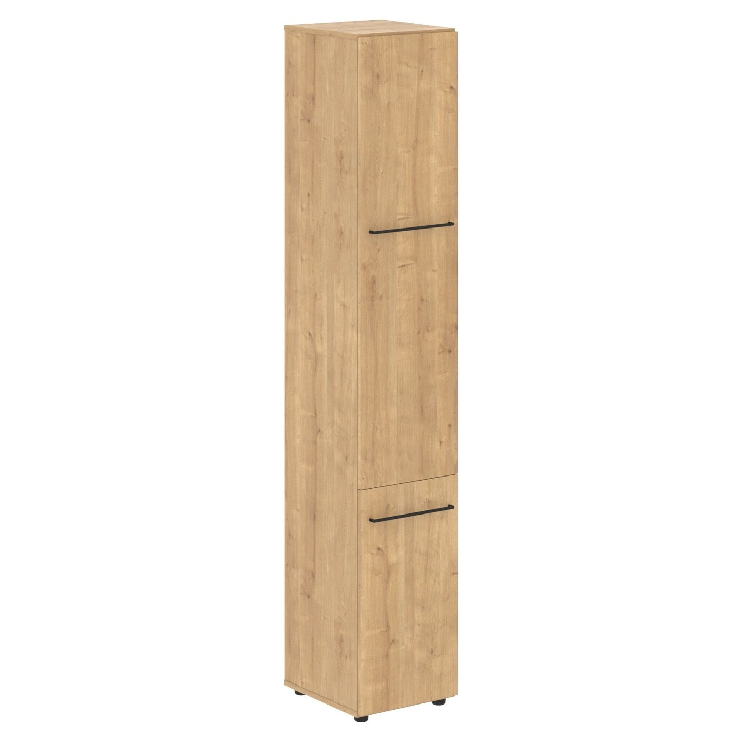 FULL HEIGHT CABINET, MADE IN E1 LAMINATE CHIPBOARD, WITH WOODEN SWING DOORS by Treejar | Souqify