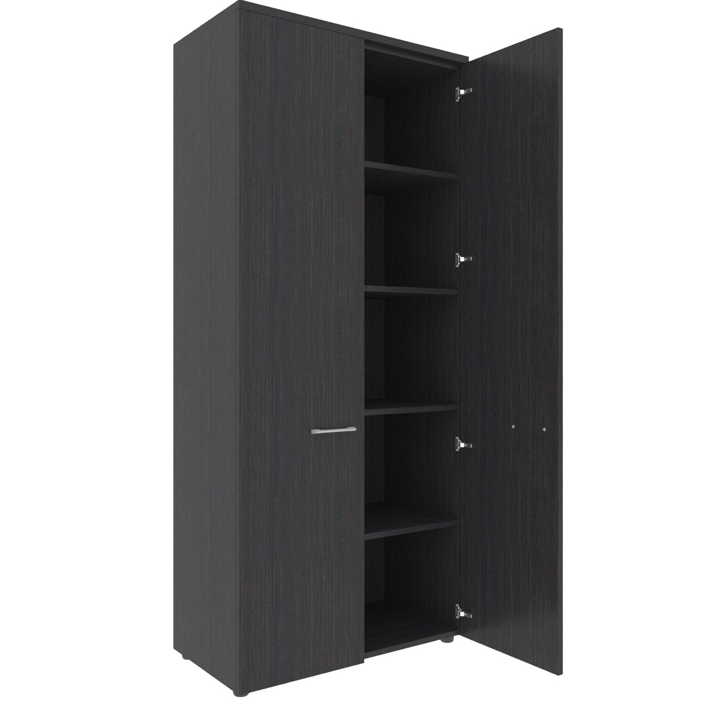 FULL HEIGHT CABINET, MADE IN E1 LAMINATE CHIPBOARD, WITH WOODEN SWING DOORS by Treejar | Souqify