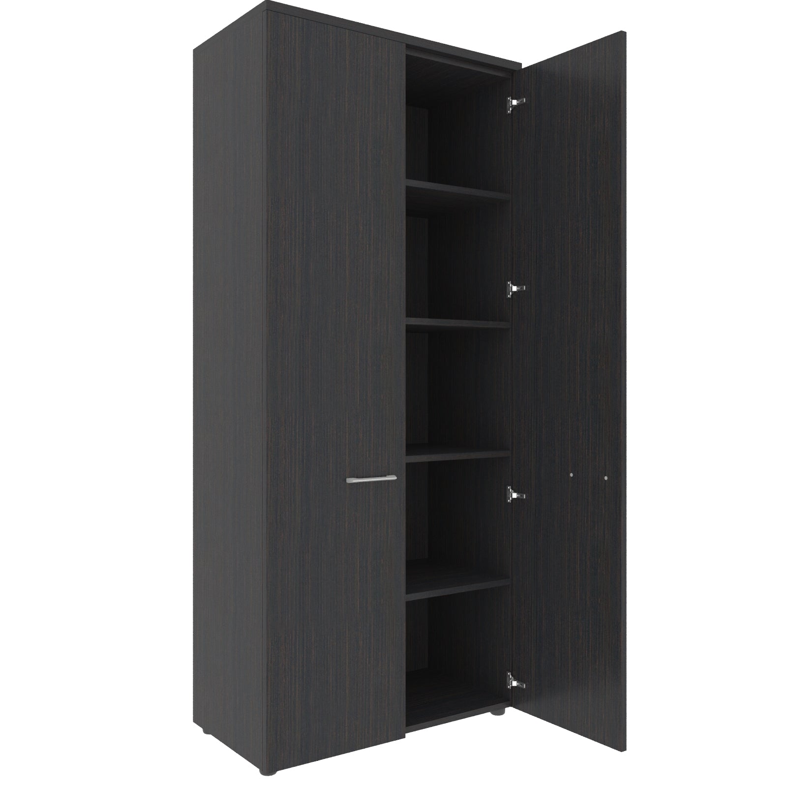 FULL HEIGHT CABINET, MADE IN E1 LAMINATE CHIPBOARD, WITH WOODEN SWING DOORS by Treejar | Souqify