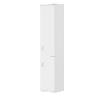 FULL HEIGHT CABINET, MADE IN E1 LAMINATE CHIPBOARD, WITH WOODEN SWING DOORS by Treejar | Souqify