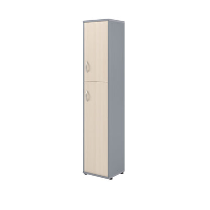 FULL HEIGHT CABINET, MADE IN E1 LAMINATE CHIPBOARD, WITH WOODEN SWING DOORS by Treejar | Souqify
