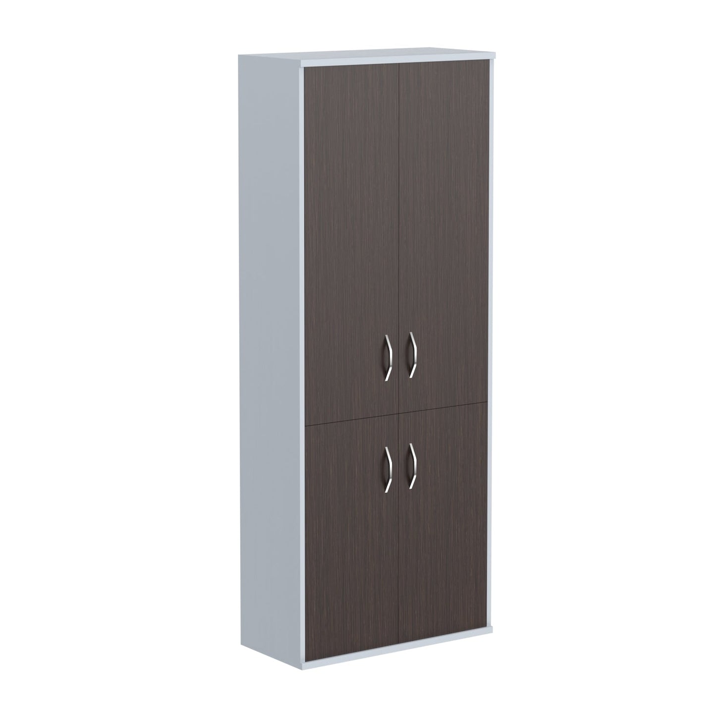 FULL HEIGHT CABINET, MADE IN E1 LAMINATE CHIPBOARD, WITH WOODEN SWING DOORS by Treejar | Souqify