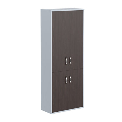 FULL HEIGHT CABINET, MADE IN E1 LAMINATE CHIPBOARD, WITH WOODEN SWING DOORS by Treejar | Souqify