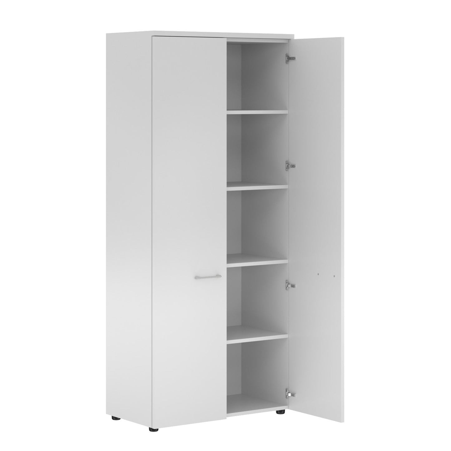 FULL HEIGHT CABINET, MADE IN E1 LAMINATE CHIPBOARD, WITH WOODEN SWING DOORS by Treejar | Souqify