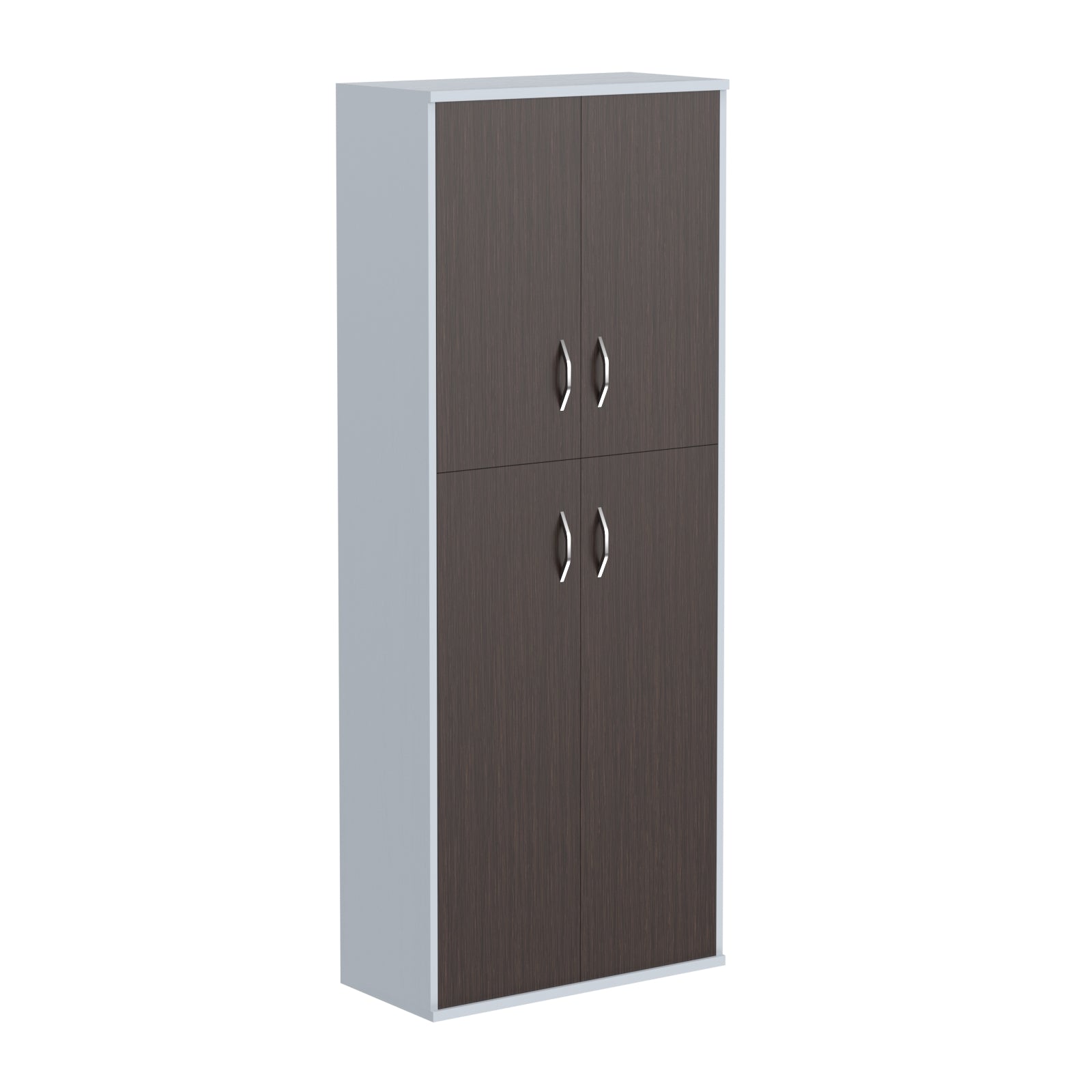 FULL HEIGHT CABINET, MADE IN E1 LAMINATE CHIPBOARD, WITH WOODEN SWING DOORS by Treejar | Souqify