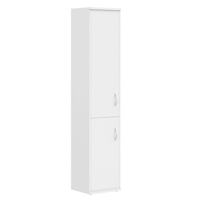 FULL HEIGHT CABINET, MADE IN E1 LAMINATE CHIPBOARD, WITH WOODEN SWING DOORS by Treejar | Souqify
