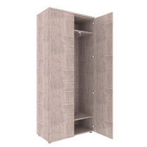 FULL HEIGHT WARDROBE, MADE IN E1 LAMINATE CHIPBOARD, WITH WOODEN SWING DOORS by Treejar | Souqify