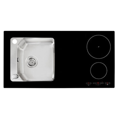 G004 GLASS SERIES DOUBLE BOWLS KITCHEN SINK by Maykromluks | Souqify