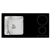 G004 GLASS SERIES DOUBLE BOWLS KITCHEN SINK by Maykromluks | Souqify