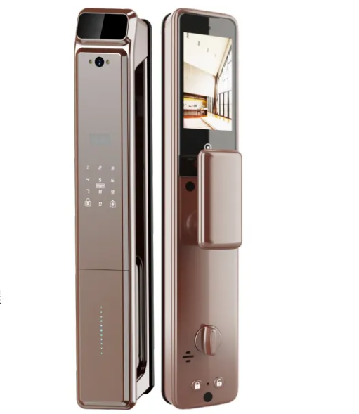 G22 Full-automatic 3D face recognition + 4.5-inch active intercom peephole dual camera fingerprint smart door lock by Ji Ling | Souqify