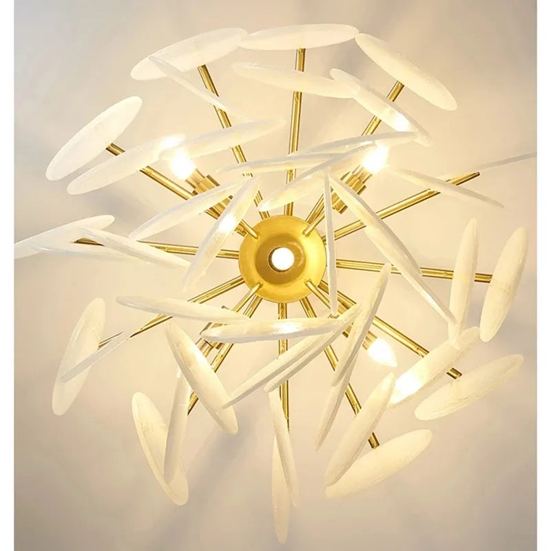 Glass Pendant Match LED Chandelier For Living Room Dining Bedroom Luxury Metal Indoor Decorations Lighting fixtures by Zhongsan | Souqify