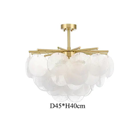 Glass Pendant Match LED Chandelier For Living Room Dining Bedroom Luxury Metal Indoor Decorations Lighting fixtures by Zhongsan | Souqify