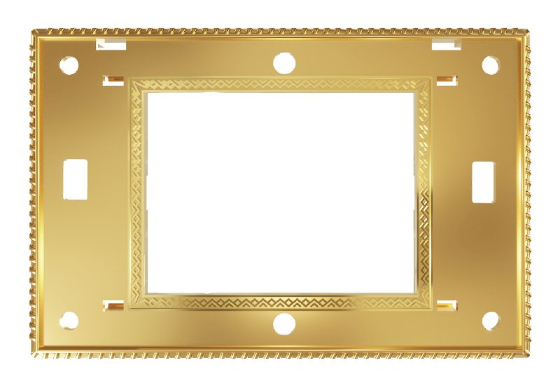 Golden Base Frame Electric Wall Cover by Konnice | Souqify