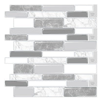 Gray Large Stone Strip Vinyl Tile T80012 by Vivid Tiles | Souqify