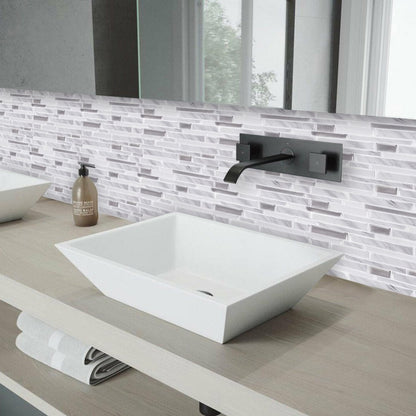 Grey Marble Strip Vinyl Tile 22089 by Vivid Tiles | Souqify