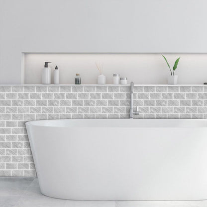 Grey Marble Vinyl Tile T80004 by Vivid Tiles | Souqify