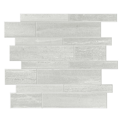 Grey Stone Look Strip Composite Tile WJS-312 by Vivid Tiles | Souqify