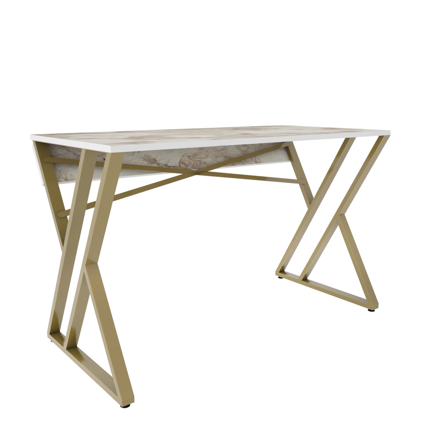 Gyza Computer Desk Ephesus Gold by DECOROTIKA | Souqify