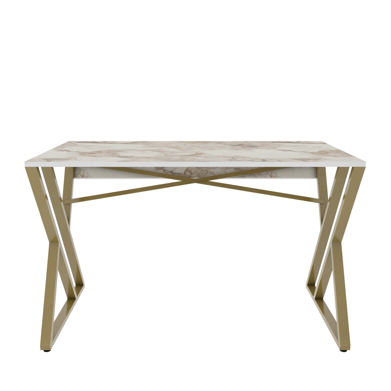 Gyza Computer Desk Ephesus Gold by DECOROTIKA | Souqify