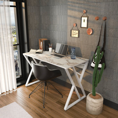 Gyza Computer Desk Ephesus White by DECOROTIKA | Souqify