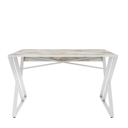 Gyza Computer Desk Ephesus White by DECOROTIKA | Souqify